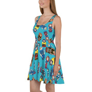 Matryoshka Doll Skater Dress